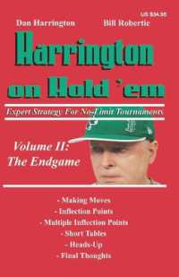 Harrington on Hold 'em: Expert Strategy for No-Limit Tournaments; Volume II: the Endgame (Harrington Tournament") 〈2〉