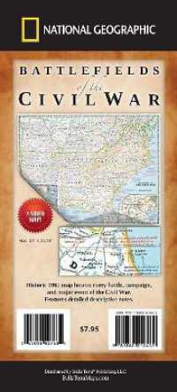 Battlefields of the Civil War Map -- Paperback / softback