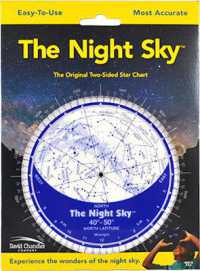 The Night Sky Planisphere 40o-50oN (Small Plastic)