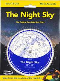 The Night Sky Planisphere 30o-40oN (Small Plastic)