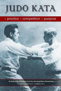 Judo Kata : Practice, Competition, Purpose