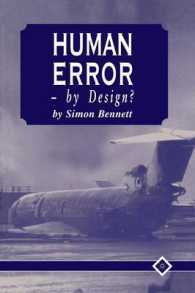 Human Error : By Design? -- Paperback