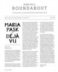 Maria Pask : Deja Vu Edition of the Rose Hill Roundabout
