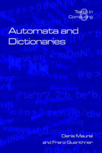 Automata and Dictionaries (Texts in Computer Science)