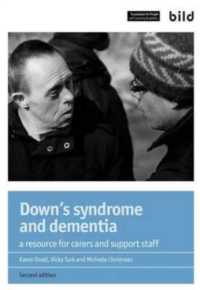 Down's Syndrome and Dementia : A Resource for Carers and Support Staff -- Paperback / softback