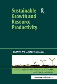 Sustainable Growth and Resource Productivity : Economic and Global Policy Issues