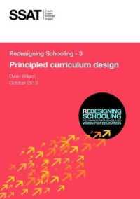 Redesigning Schooling : Principled Curriculum Design