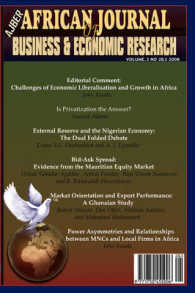 African Journal of Business and Economic Research Vol 3 Nos 2&3 2008