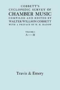Cobbett's Cyclopedic Survey of Chamber Music. Vol.1. (Facsimile of First Edition).