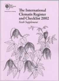 The International Clematis Register and Checklist 2002: Sixth Supplement