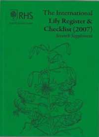 The International Lily Register & Checklist (2007): Seventh Supplement