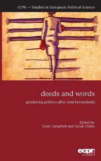 Deeds and Words : Gendering Politics after Joni Lovenduski