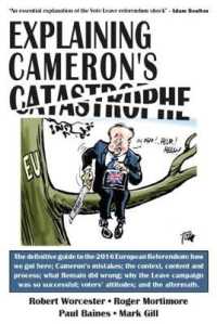 Explaining Cameron's Catastrophe (The 'explaining' Series) -- Hardback