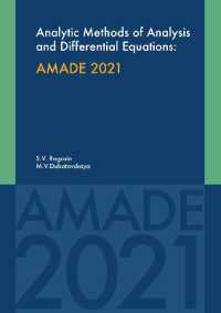Analytical Methods of Analysis and Differential Equations : AMADE 2021