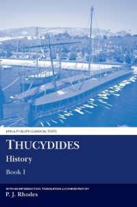 Thucydides: History Book I (Aris & Phillips Classical Texts)
