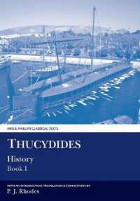 Thucydides: History Book I (Aris & Phillips Classical Texts)