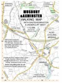 Musbury & Axminster Walking Map : with Shute Kilmington & Undercliff West (walking map) （2ND）