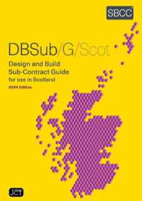 Design and Build Sub-Contract Guide for use in Scotland (DBSub/G/Scot 2024)