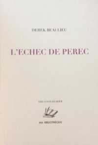 L'Echec De Perec