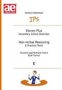 11+ Non-verbal Reasoning Practice Papers Set E : 8 30 Minute Practice Papers -- Paperback / softback