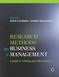 Research Methods for Business and Management : a guide to writing your dissertation