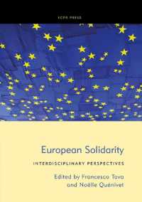 European Solidarity : Interdisciplinary Perspectives