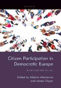 Citizen Participation in Democratic Europe : What Next for the EU?