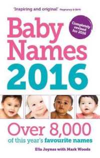 Baby Names 2016 -- Paperback / softback