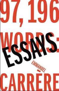97,196 Words : Essays -- Hardback