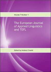 The European Journal of Applied Linguistics and TEFL (The European Journal of Applied Linguistics and Tefl)