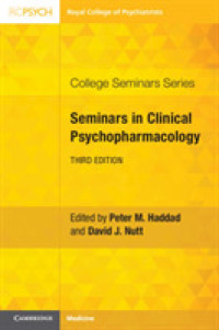 Seminars in Clinical Psychopharmacology (College Seminars Series) （3RD）