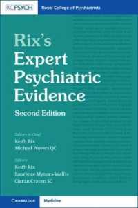 Rix's Expert Psychiatric Evidence （2ND）