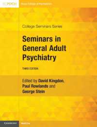 Seminars in General Adult Psychiatry (College Seminars Series) （3RD）
