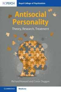 Antisocial Personality : Theory, Research, Treatment