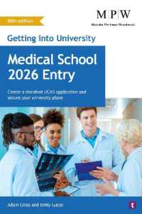 Getting into University: Medical School 2026 Entry : Create a Standout UCAS Application and Secure Your University Place （30TH）