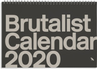 Brutalist 2020 Calendar （SPI WAL）