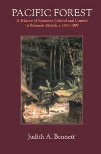 Pacific Forest : A History of Resource Control and Contest in Solomon Islands, c. 1800-1997