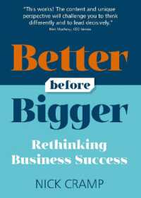 Better before Bigger : Rethinking Business Success