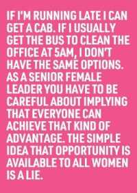 The Simple Idea that Opportunity Is Available to all Women Is a Lie (socialart.work)