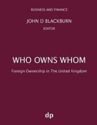 Who Owns Whom : Foreign Ownership in the United Kingdom （Summer 2018）