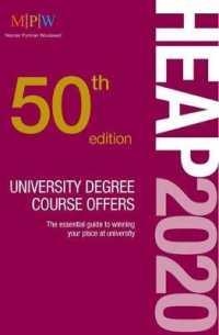 Heap 2020: University Degree Course Offers -- Paperback / softback