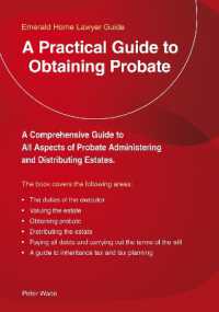 A Practical Guide to Obtaining Probate : An Emerald Guide （8TH）