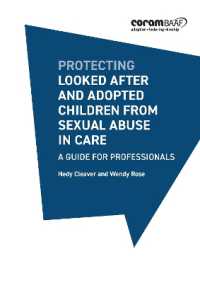Protecting looked after and adopted children from sexual abuse in care: A guide for professionals