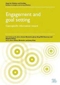 Engagement and goal setting: Case specific information record (Hope for Children and Families) （Spiral）