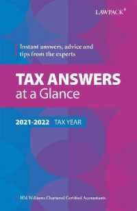 Tax Answers at a Glance 2021/22 : Instant answers, advice and tips from the experts -- Paperback / softback （20 New edi）
