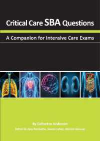 Critical Care SBA Questions : A Companion for Intensive Care Exams