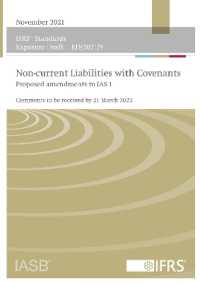 Exposure Draft : Non-current Liabilities with Covenants