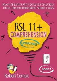 RSL 11+ Comprehension, Multiple Choice: Book 2 (Rsl 11+ Comprehension, Multiple Choice)