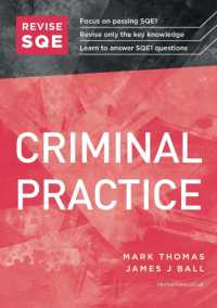 Revise Sqe Criminal Practice : Sqe1 Revision Guide -- Paperback / softback （New ed）