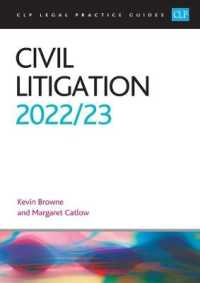 Civil Litigation 2022/2023 : Legal Practice Course Guides (Lpc) -- Paperback / softback （Revised ed）